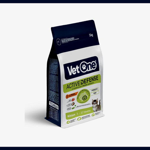 VetOne Active Defense Kitten Food (1-12 Months) – 1kg