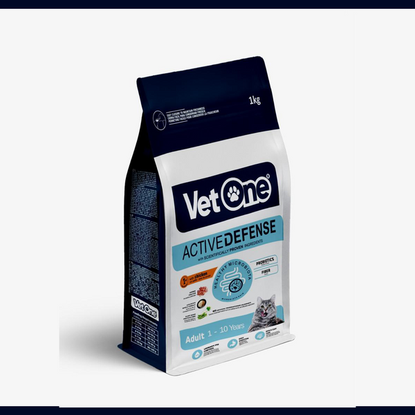 VetOne Active Defense Adult Cat Food (1-10 Years) – 1kg